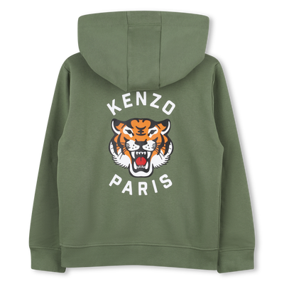 Felpa con cerniera KENZO KIDS RAGAZZO