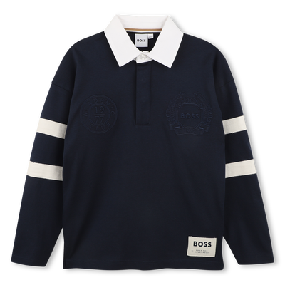 Polo a maniche lunghe BOSS RAGAZZO