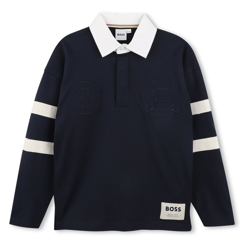 Polo a maniche lunghe BOSS 
                        RAGAZZO