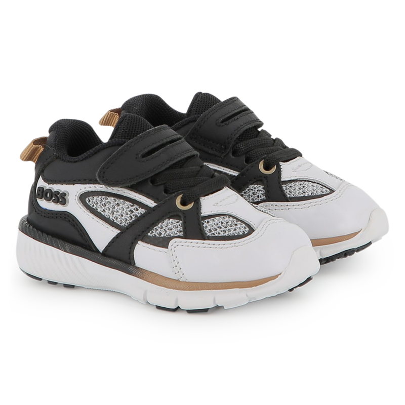 Sneakers con lacci elasticizzati BOSS 
                        RAGAZZO