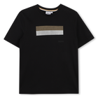 T-shirt a maniche corte, NERO, hi-res