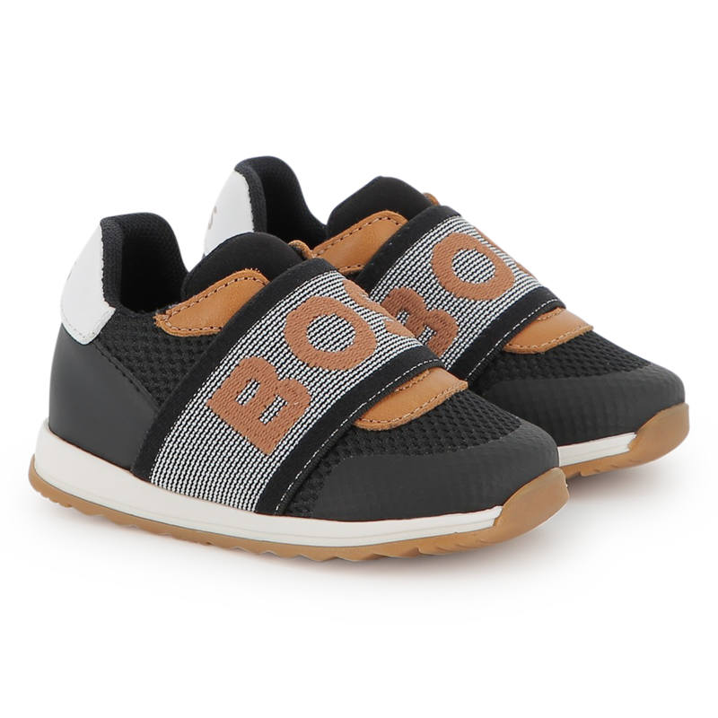 Sneakers con elastico logato BOSS 
                        RAGAZZO