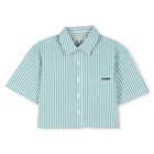Camicia a righe a maniche corte MICHAEL KORS 
                    BAMBINA