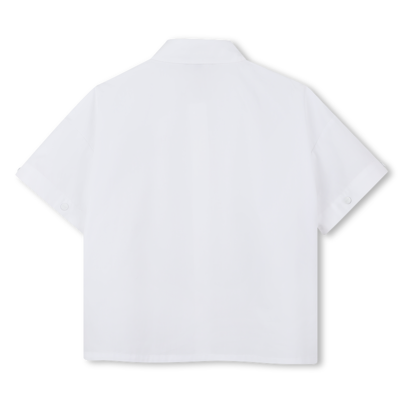 Camicia in popeline di cotone DKNY 
                        BAMBINA