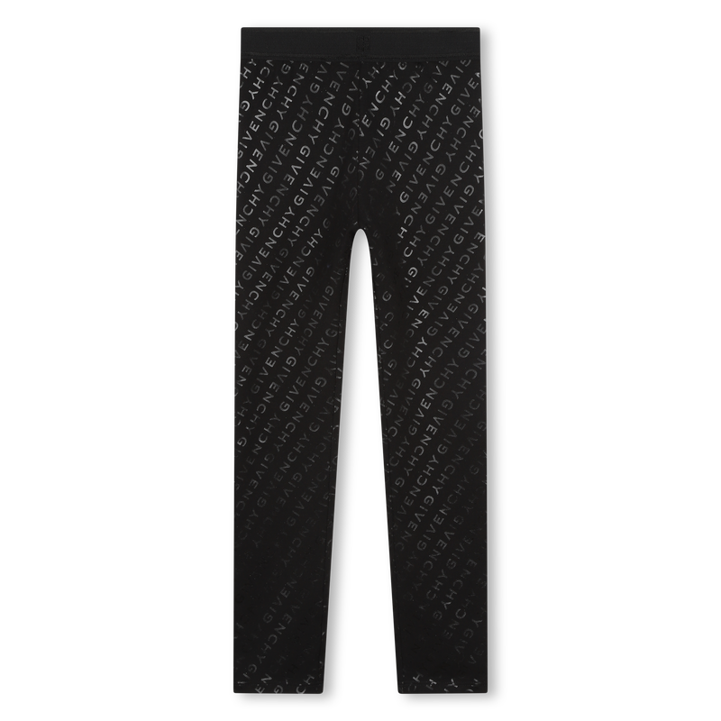 Logo-Print Cotton Leggings GIVENCHY 
                        BAMBINA