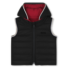 Piumino smanicato reversibile BOSS 
                    RAGAZZO