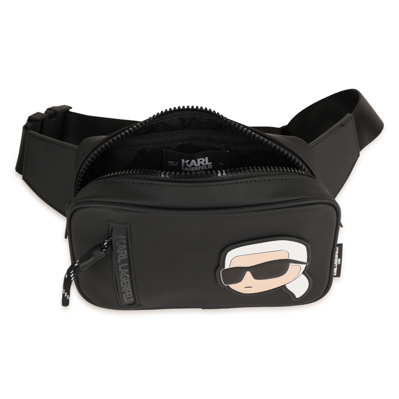 Marsupio in tessuto spalmato effetto gommato KARL LAGERFELD KIDS 
                        RAGAZZO