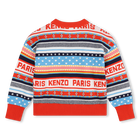 Maglione in jacquard KENZO KIDS 
                    BAMBINA