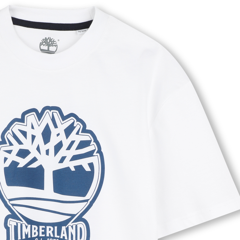 T-shirt bicolore con logo TIMBERLAND 
                        RAGAZZO