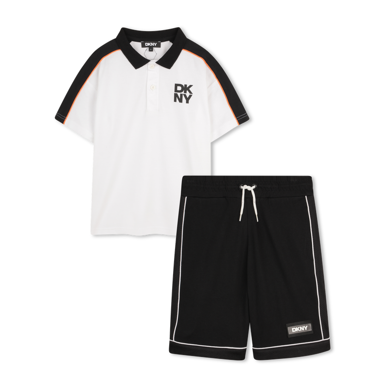 SET T-SHIRT E BERMUDA DKNY 
                        RAGAZZO
