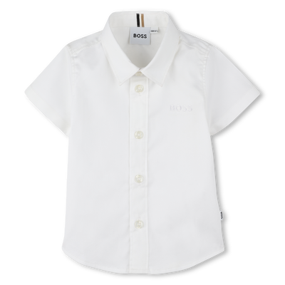 Camicia maniche corte cotone BOSS RAGAZZO