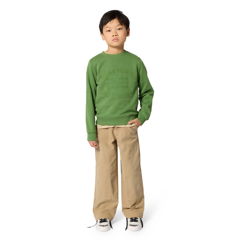 T-SHIRT A MANICHE CORTE ZADIG & VOLTAIRE 
                        RAGAZZO