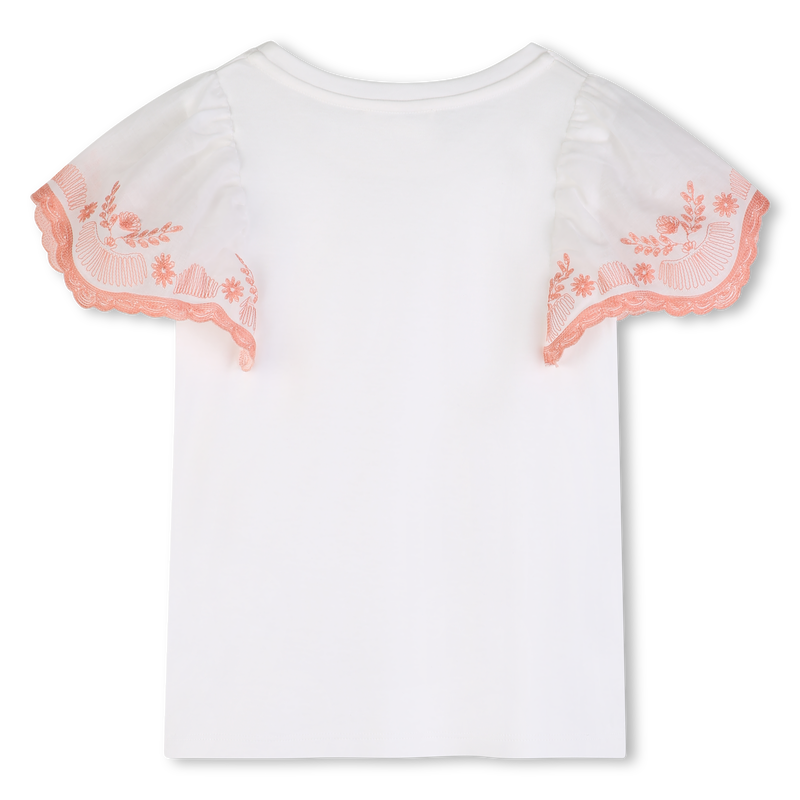 T-SHIRT CON MANICHE A PALLONCINO CHLOE 
                        BAMBINA
