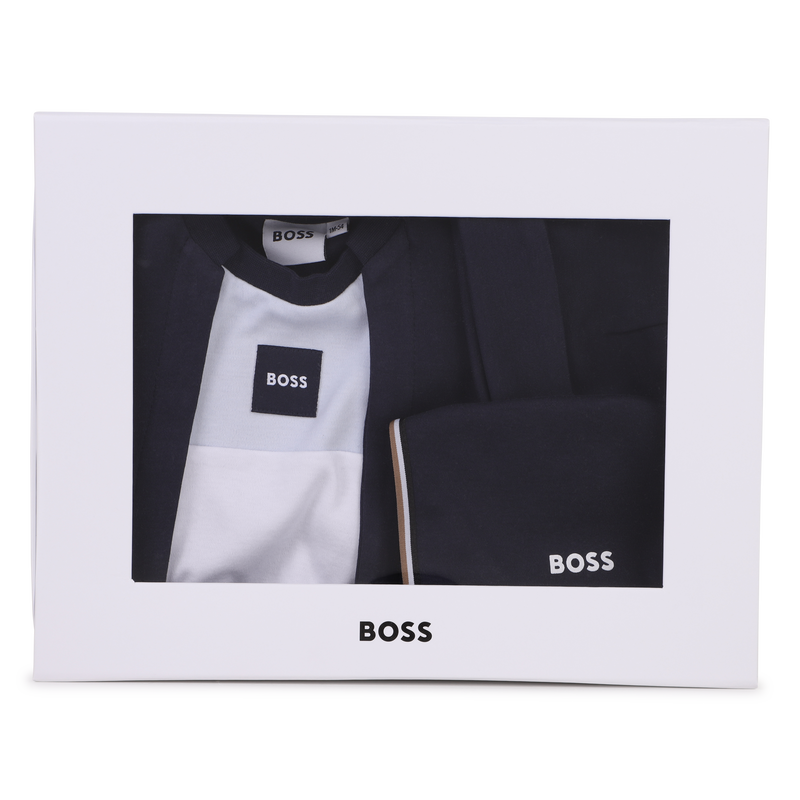 Set pigiama, berretto e bavaglino BOSS 
                        RAGAZZO