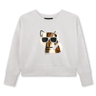 Felpa a maniche lunghe KARL LAGERFELD KIDS 
                    BAMBINA