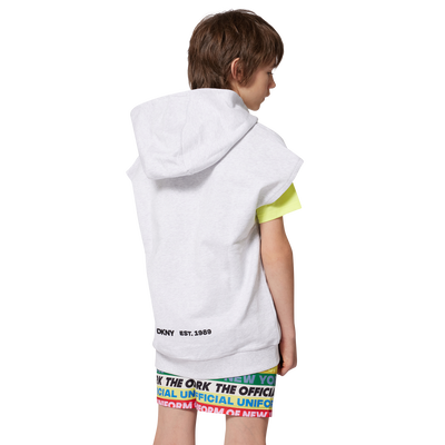 Cardigan senza maniche con zip DKNY UNISEX
