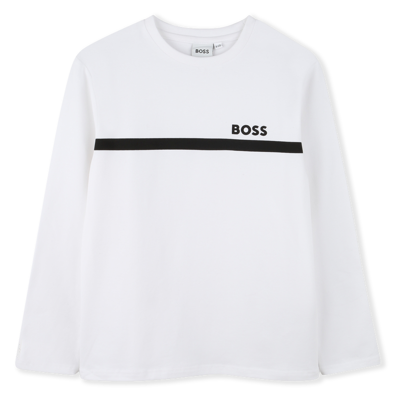 T-SHIRT A MANICHE LUNGHE BOSS 
                        RAGAZZO