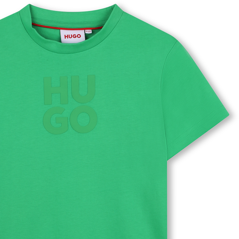 T-shirt maniche corte cotone HUGO 
                        RAGAZZO