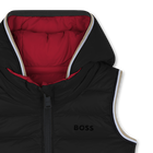 Piumino smanicato reversibile BOSS 
                    RAGAZZO