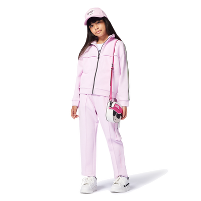 Borsa regolabile con zip KARL LAGERFELD KIDS BAMBINA