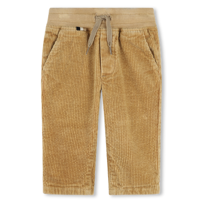 Pantaloni velluto tinta unita BOSS RAGAZZO