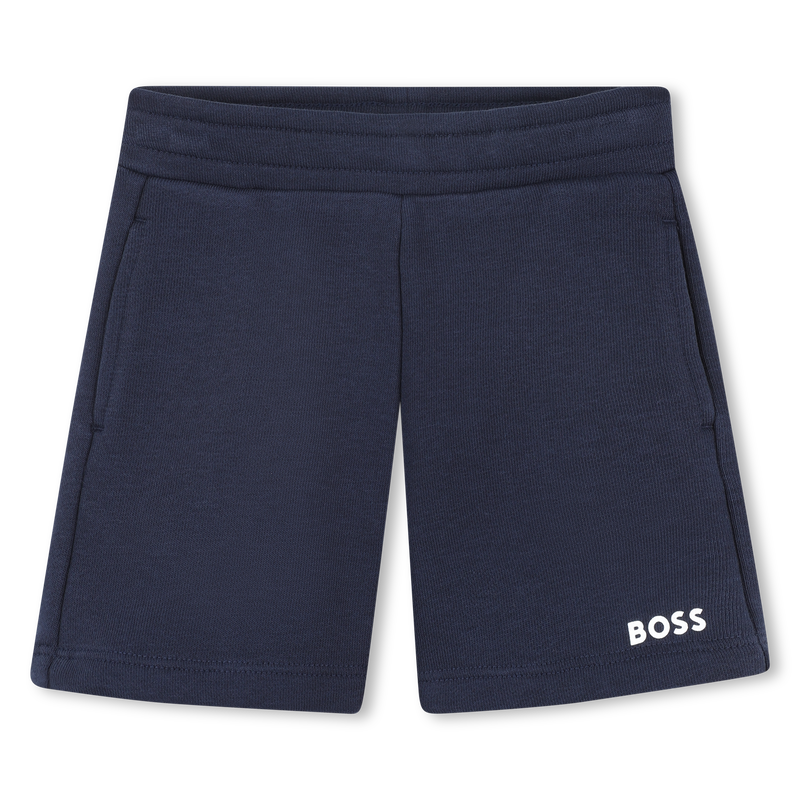 Shorts tinta unita in felpa BOSS 
                        RAGAZZO