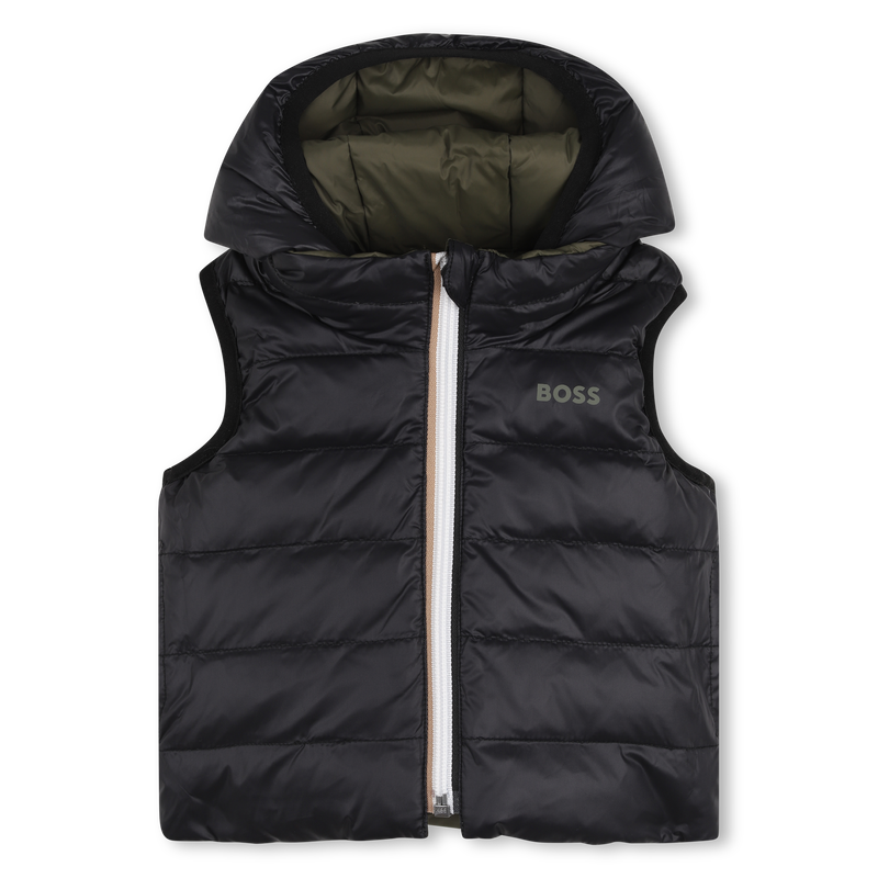 Giubbotto imbottito reversibile BOSS 
                        RAGAZZO