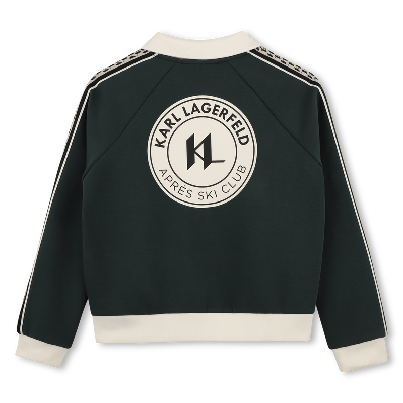 Cardigan sportivo KARL LAGERFELD KIDS 
                        RAGAZZO