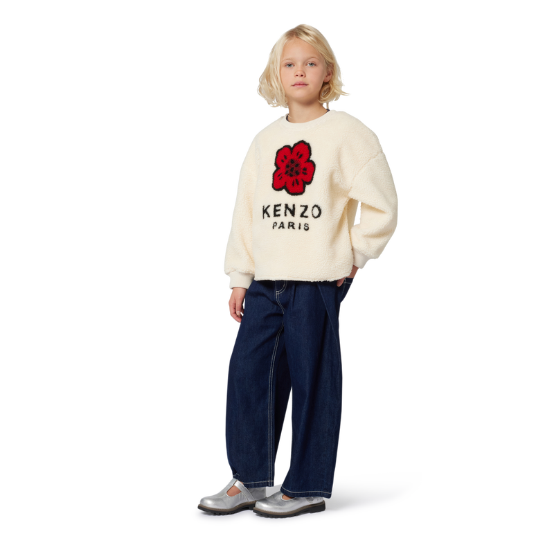 Felpa in pile soffice KENZO KIDS 
                        BAMBINA