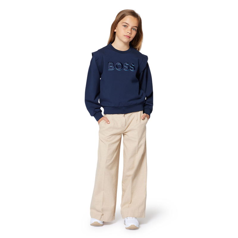 Felpa ricamata BOSS 
                        BAMBINA