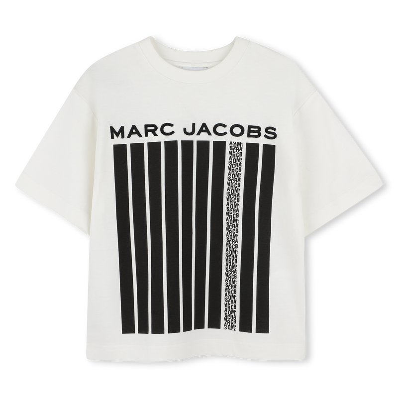 T-shirt bicolore in cotone MARC JACOBS 
                        RAGAZZO
