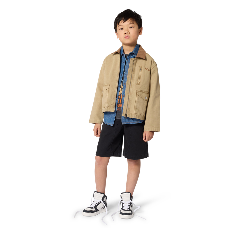 T-SHIRT A MANICHE CORTE ZADIG & VOLTAIRE 
                        RAGAZZO