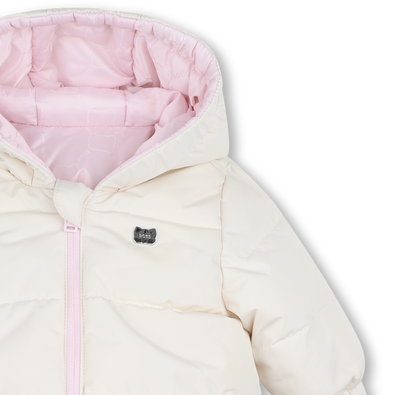 Giubbotto imbottito reversibile BOSS 
                        BAMBINA