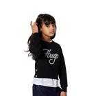 Felpa girocollo HUGO 
                    BAMBINA