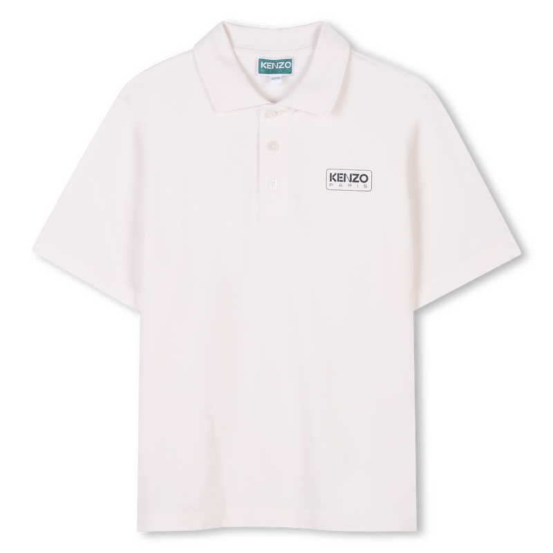 Polo con stampa logo KENZO KIDS 
                        RAGAZZO