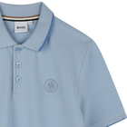 Polo in cotone taglio dritto BOSS 
                    RAGAZZO