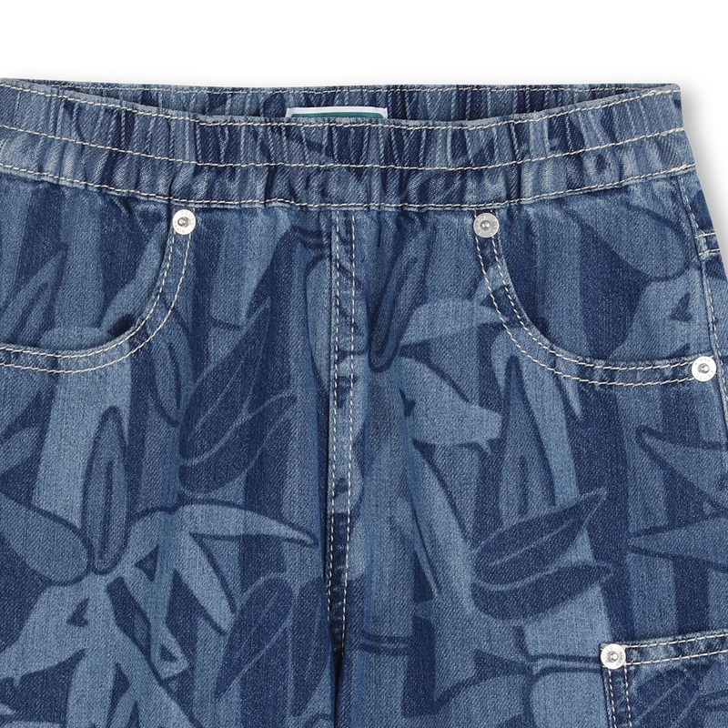 BERMUDA IN DENIM KENZO KIDS 
                        RAGAZZO