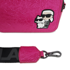 Borsa in tessuto rivestito increspato KARL LAGERFELD KIDS 
                    BAMBINA