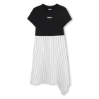 Vestito cerimonia bimateriale DKNY 
                    BAMBINA