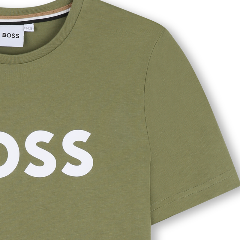 T-shirt in cotone BOSS 
                        RAGAZZO