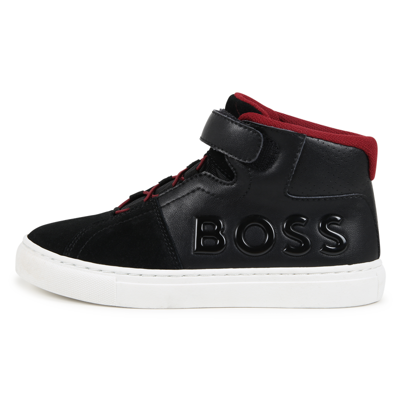 Sneakers con lacci e velcro BOSS 
                        RAGAZZO
