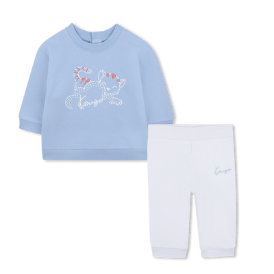 Set felpa + pantaloni KENZO KIDS RAGAZZO
