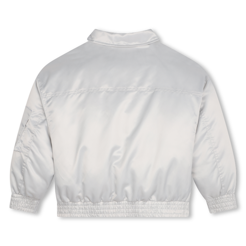 Zip-Up Satin-Finish Jacket DKNY 
                        BAMBINA