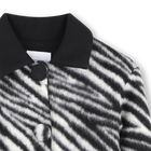 Cappotto lungo con fantasia zebrata completa MARC JACOBS 
                    BAMBINA