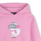Abito con cappuccio KARL LAGERFELD KIDS 
                    BAMBINA