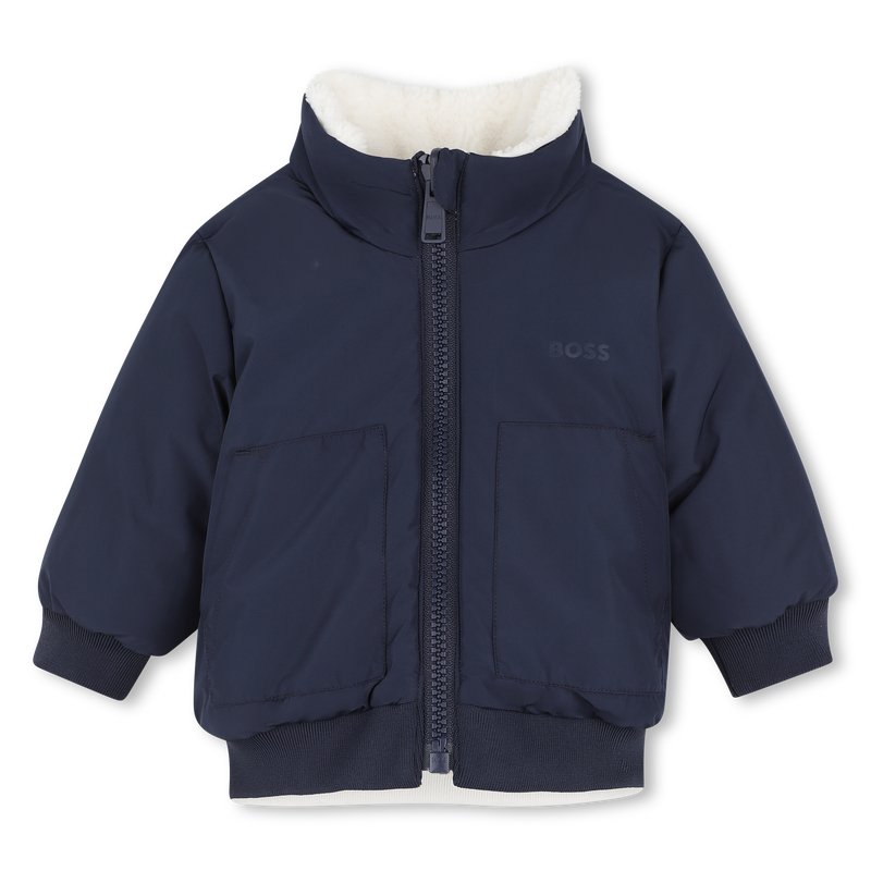 Giubbotto imbottito reversibile BOSS 
                        RAGAZZO