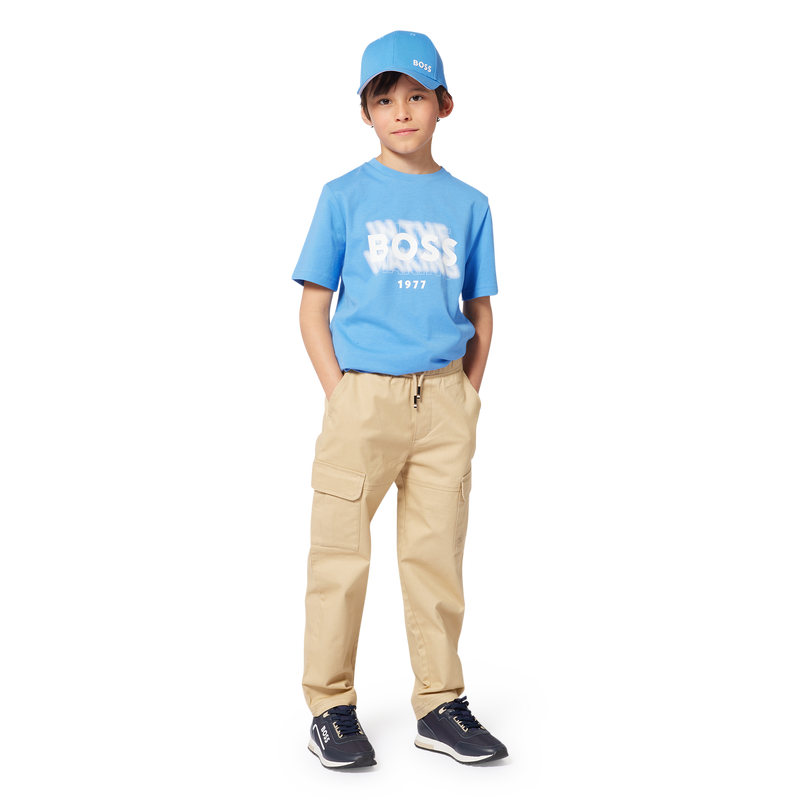 T-shirt a maniche corte BOSS 
                        RAGAZZO