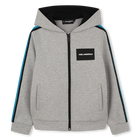 Felpa con cappuccio e zip KARL LAGERFELD KIDS 
                    RAGAZZO