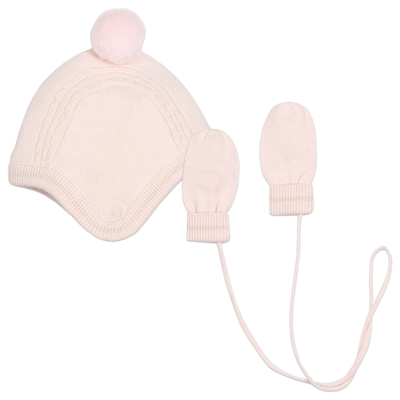 Completo cappello + guanti CARREMENT BEAU 
                        BAMBINA