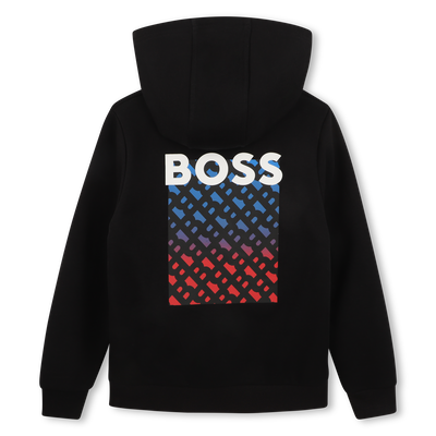FELPA CON CAPPUCCIO BOSS BAMBINO